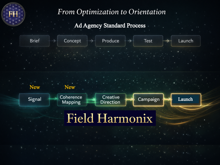 Field Harmonix method — analyzing public signal and mapping it for coherence